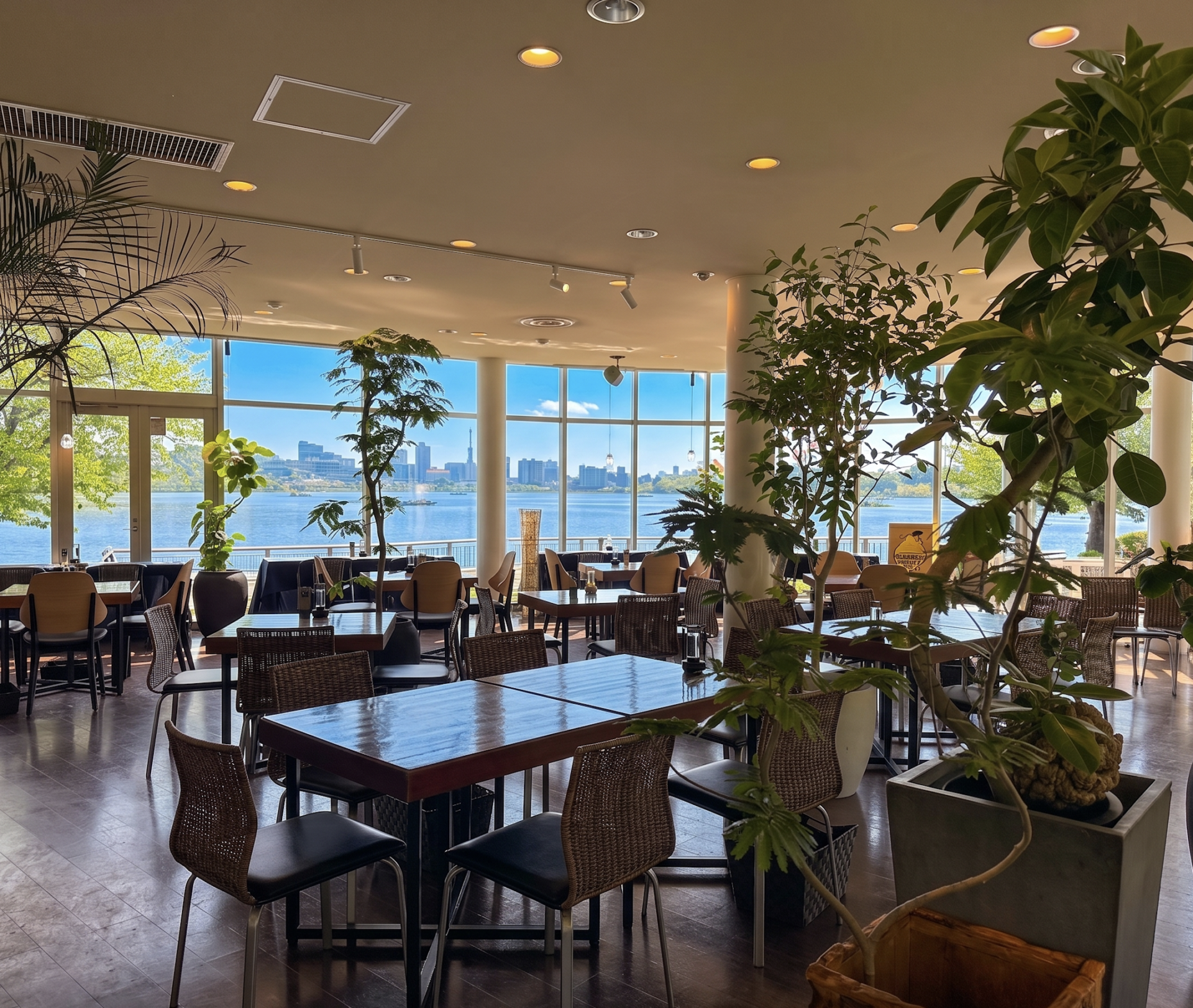 千波 湖 カフェ